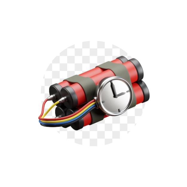 Time Bomb 3D Icon