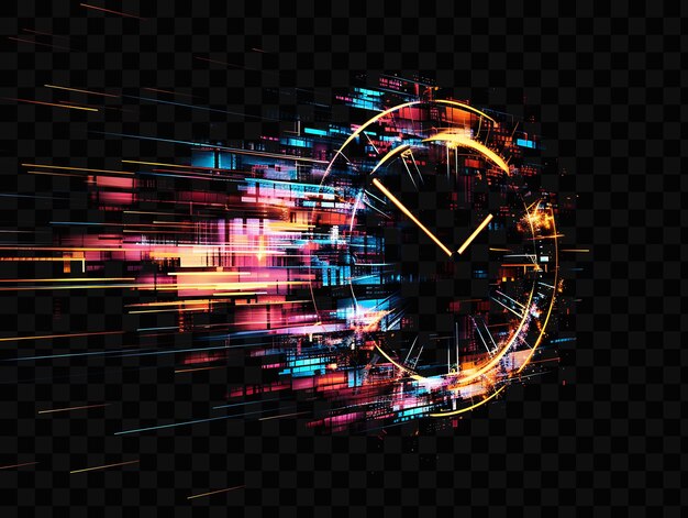 Time displacement glitch with repeated frames motion blur an texture effect fx film bg collage art