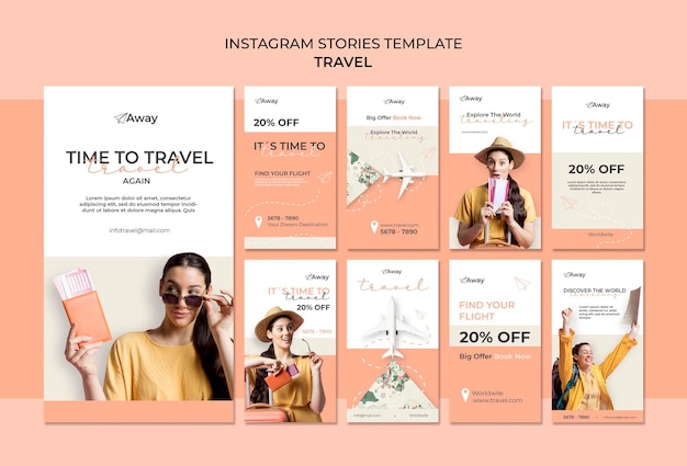 time to travel instagram stories