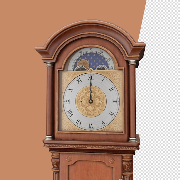 Timeless elegance a wooden clock embracing tradition