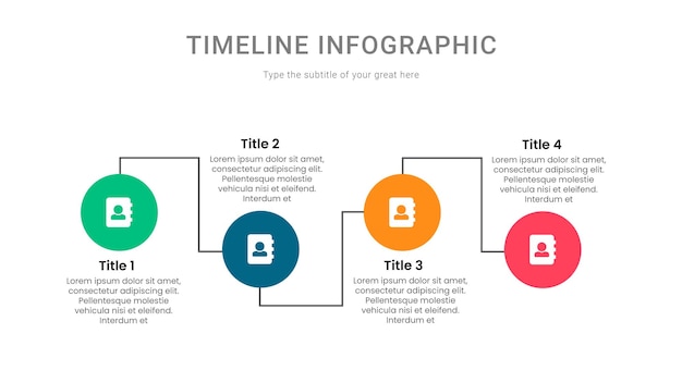 PSD infografica timeline