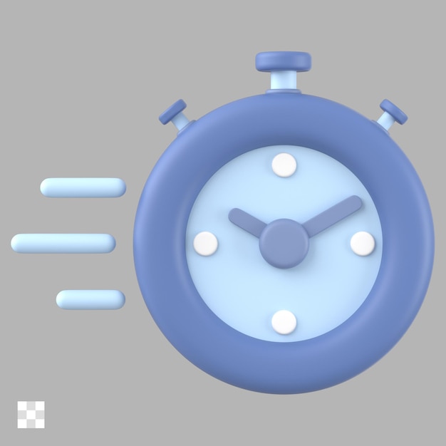 PSD timer 3d-pictogram