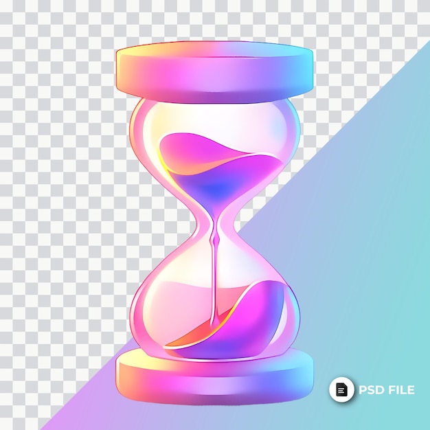 Timer icon design soft smooth lighting