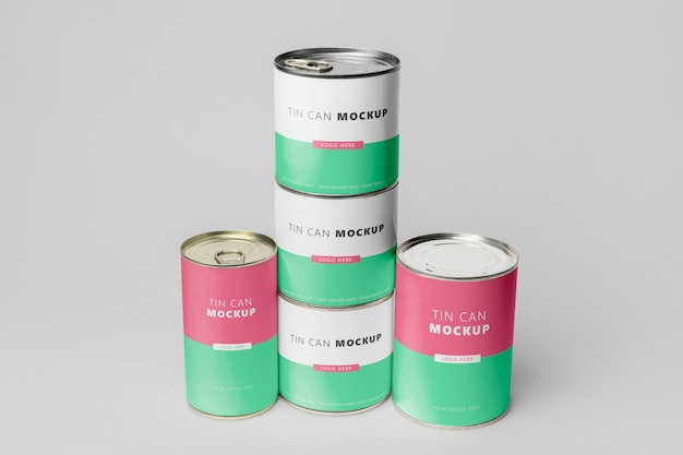 Tin can pop mockup