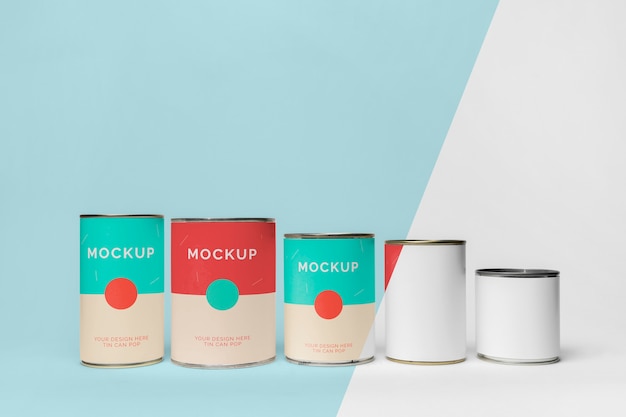 Tin can pop mockup