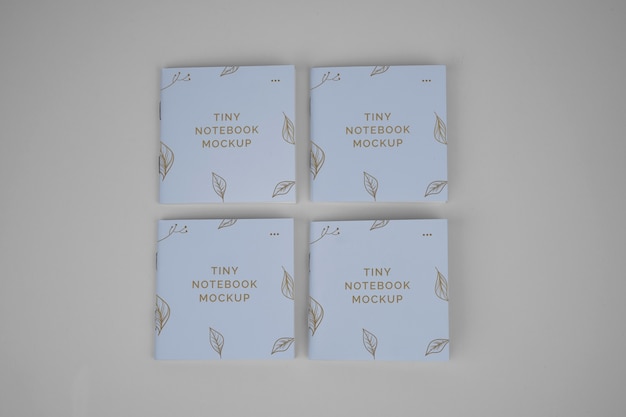 PSD tiny pocket notebook mockup design