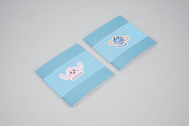 Tiny pocket notebooks mockup