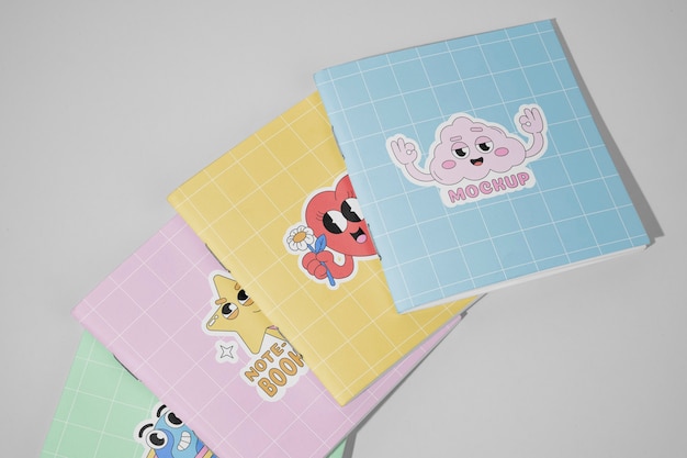 Tiny pocket notebooks mockup