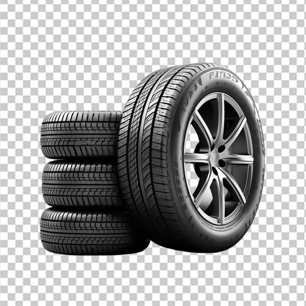 PSD tires wheels realistic set