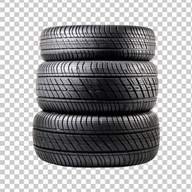 Tires wheels realistic set