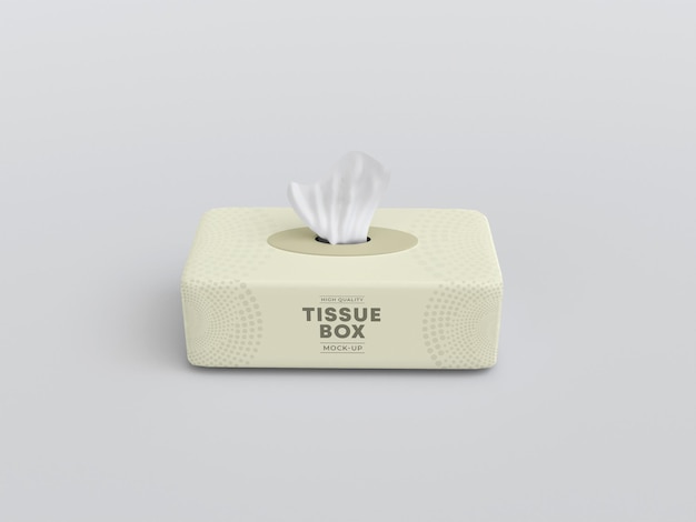 Tissue Box Packaging Mockup