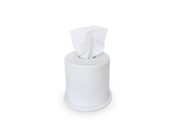 Tissue holder isolated on white background