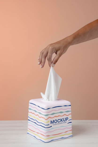 Tissues for single use mock-up