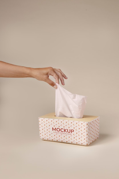 Tissues for single use mock-up