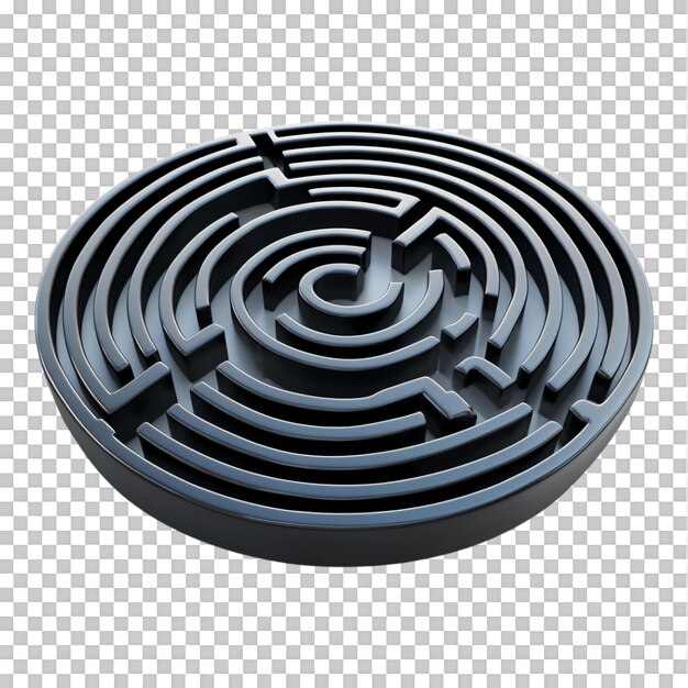 titled labyrinth set against a transparent background featuring a complex maze structure