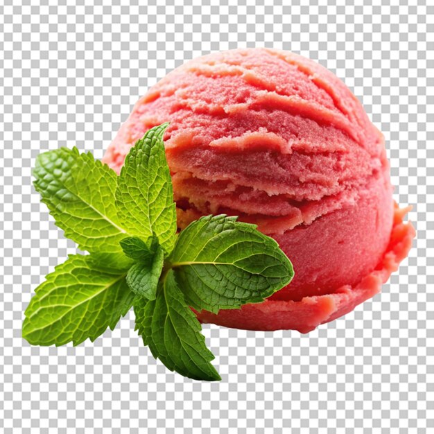 PSD tło przezroczyste sorbet