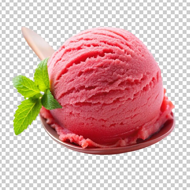 PSD tło przezroczyste sorbet