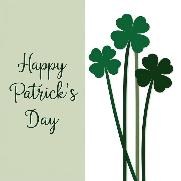 PSD tło stick patrick day