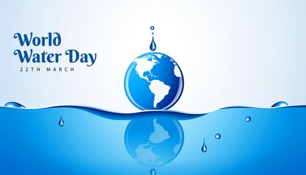 Tło światowego Dnia Wody