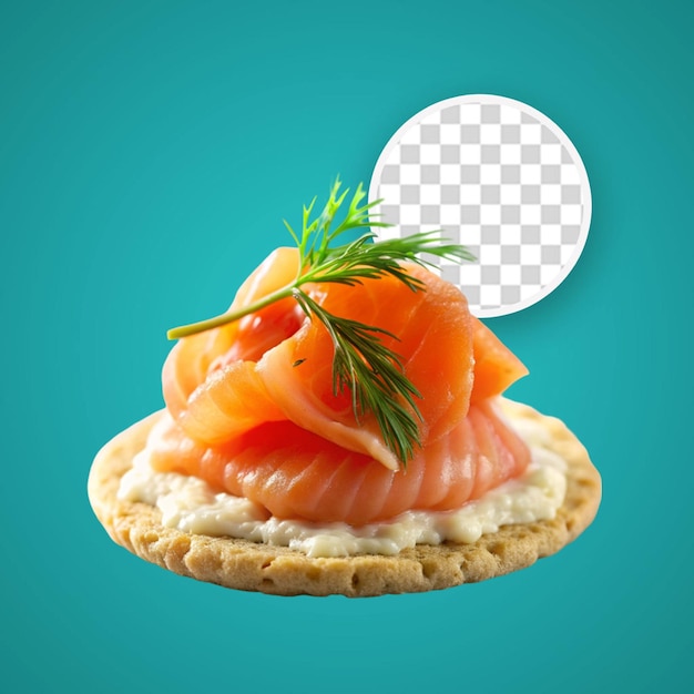 PSD toast met zalm.