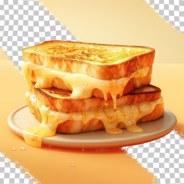 PSD toasted bread against a transparent background