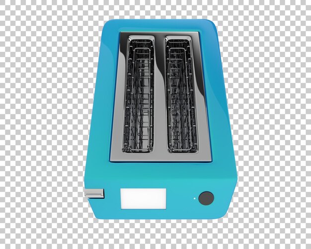 PSD toaster geïsoleerd op de achtergrond 3d rendering illustratie