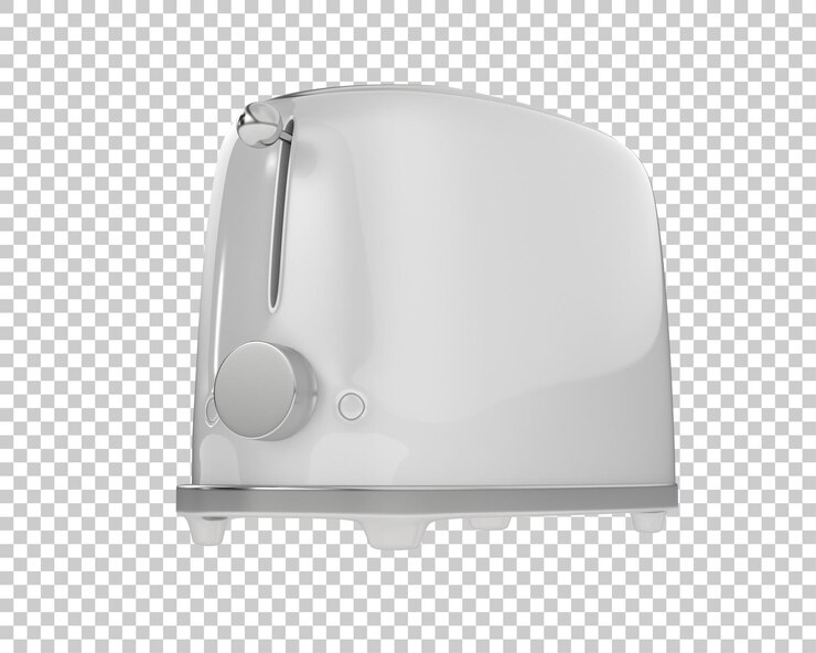 PSD toaster isolated on background 3d rendering illustration