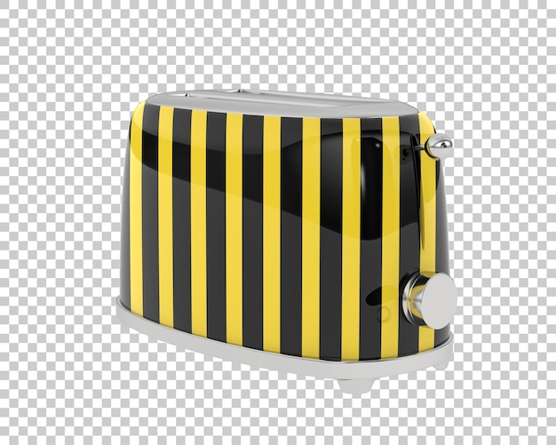 Toaster isolated on background 3d rendering illustration