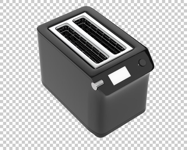 Toaster isolated on background 3d rendering illustration