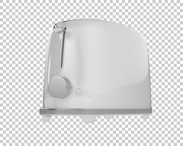 Toaster isolated on background 3d rendering illustration