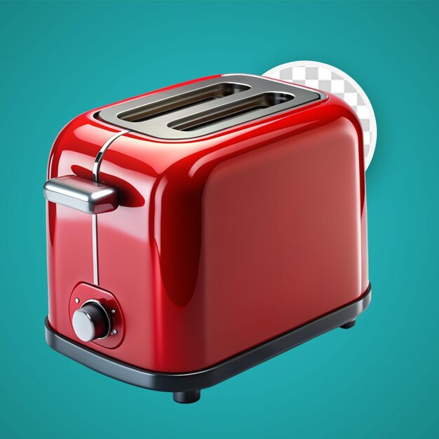 PSD toaster isolated on transparent background