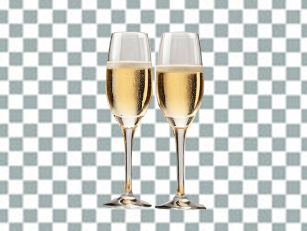 PSD toasting champagne glasses