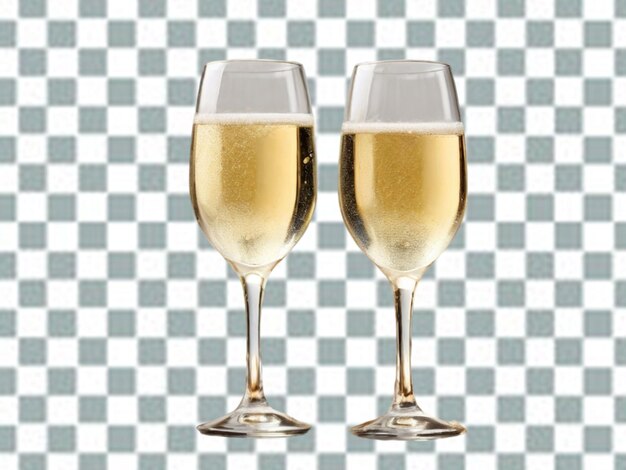 PSD toasting champagne glasses