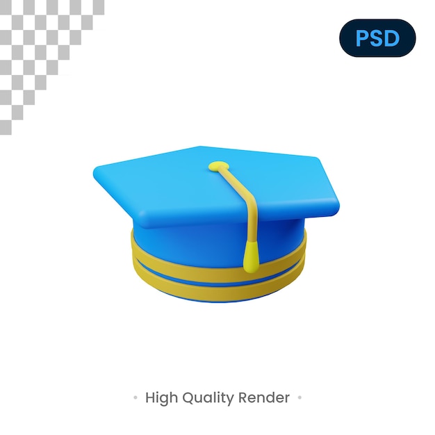 Toga 3d render illustrazione psd premium