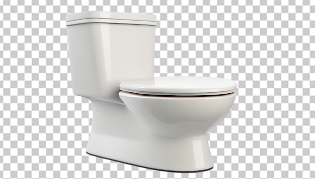 PSD toilet bowl isolated on transparent background