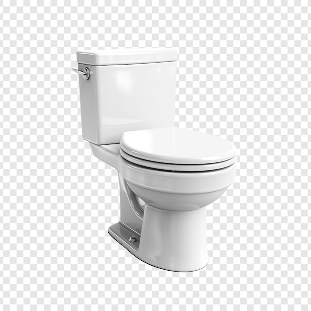 Toilet isolated on transparent background