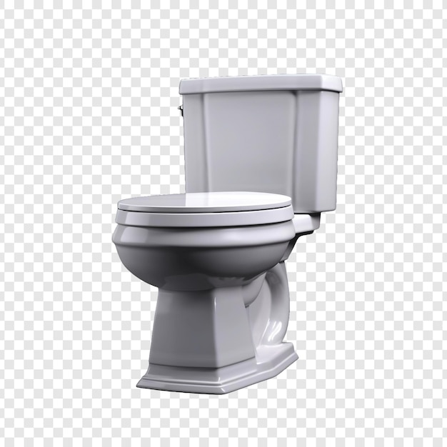 PSD toilet isolated on transparent background