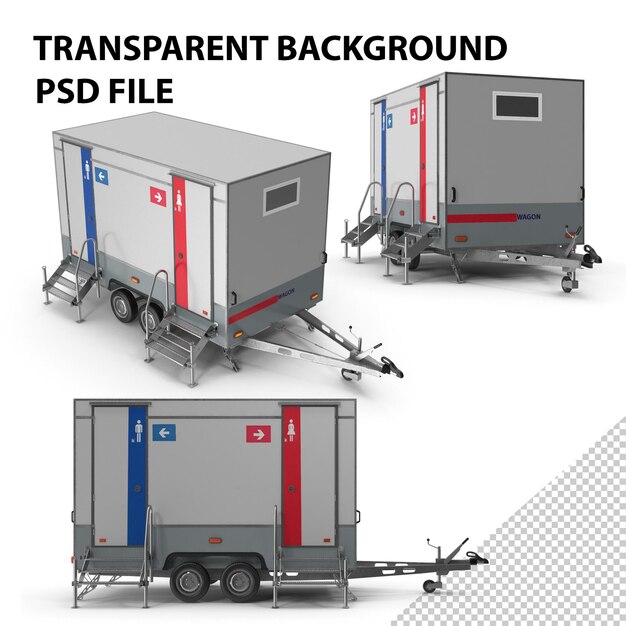 PSD toilet trailer png