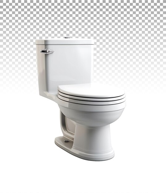 Toilet transparency on a clear background seamless integration guaranteed