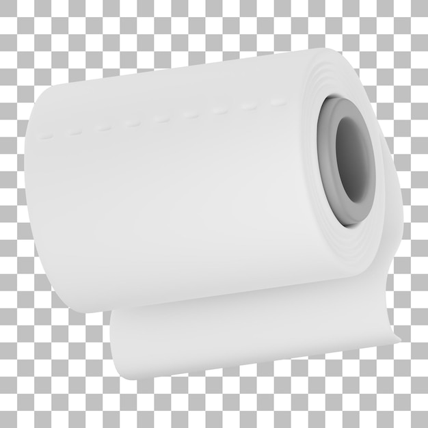 PSD toiletpapier 3d illustratie