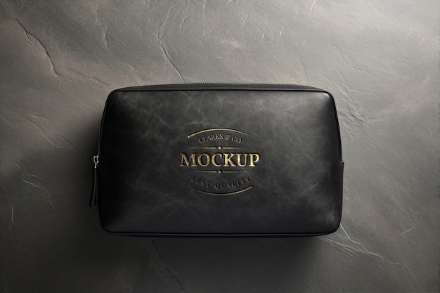 Toiletry bag mockup design