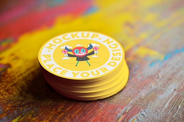 PSD mockup del festival dei token