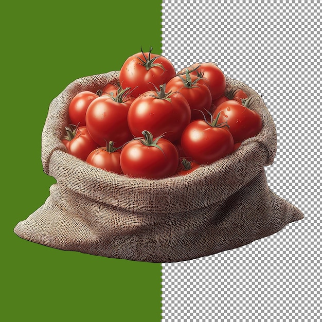PSD tomaten in zakken png