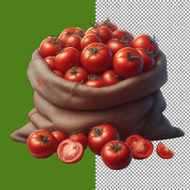 Tomaten oogstzak PNG