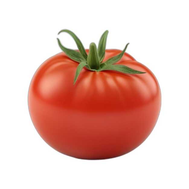 Tomaten PSD op een witte achtergrond