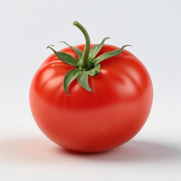 Tomato fruit PSD on a white background