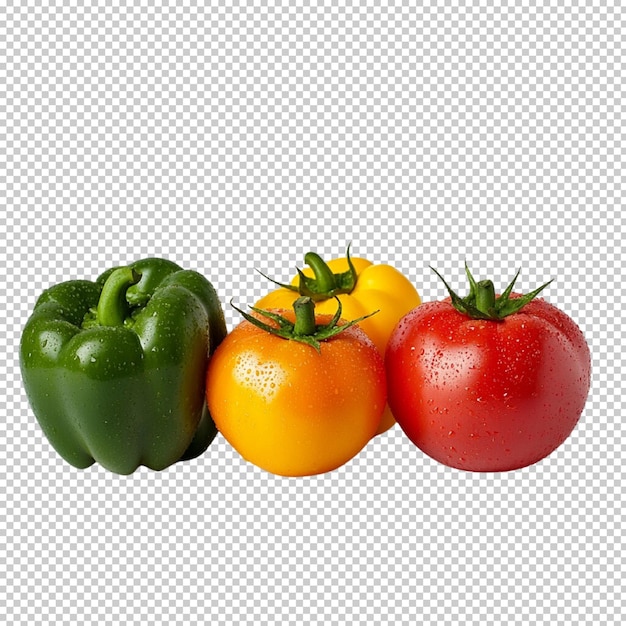 tomato fruit whole and a half isolated on transparent background