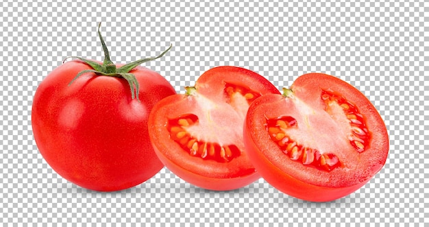 PSD tomato isolated on alpha layer