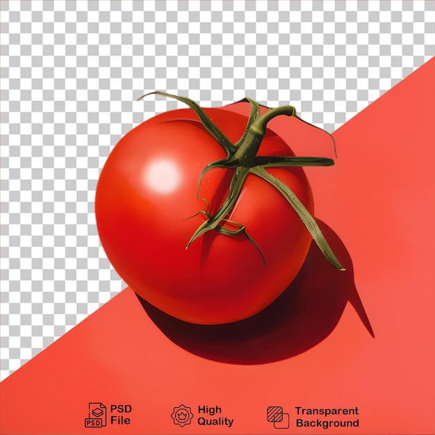 PSD tomato isolated on transparent background include png file