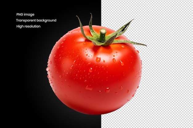 tomato isolated transparent for mockups